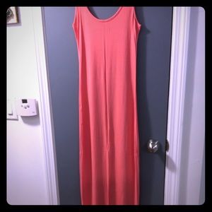 Pink maxi dress